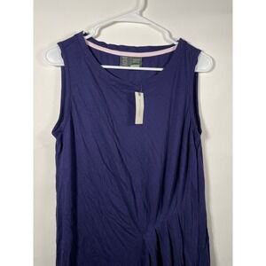 Anthropologie Sunday in Brooklyn Navy Blue Sleeveless Dress Casual Womens‎